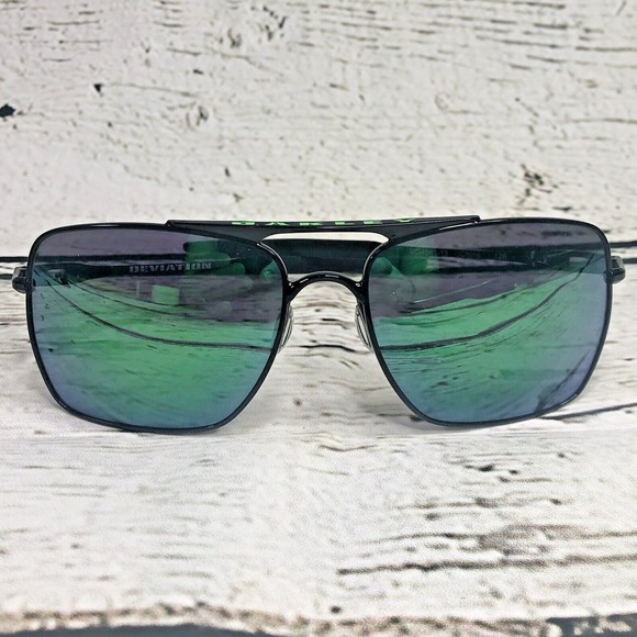Oakley Other - Oakley Deviation MotoGP Polished Black Jade Iridium OO4061-13 128 Beautiful